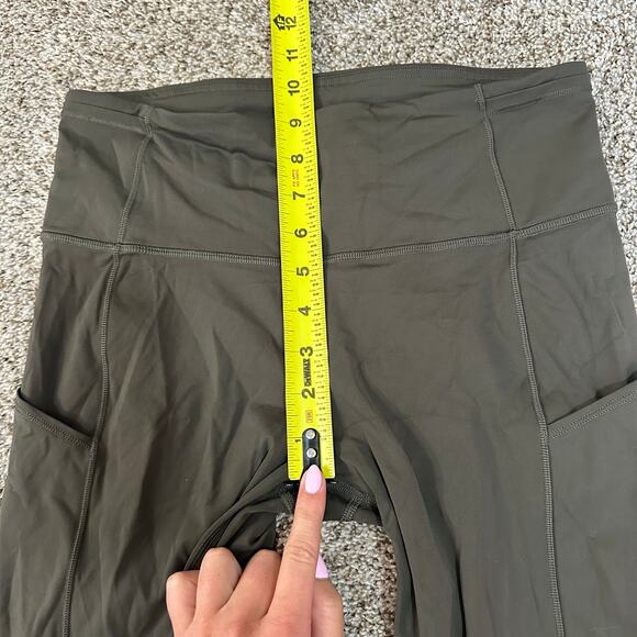 LULULEMON Women's Fast and Free Tight 31" Non-Reflective Size 8 In Dark Olive - Picture 8 of 11